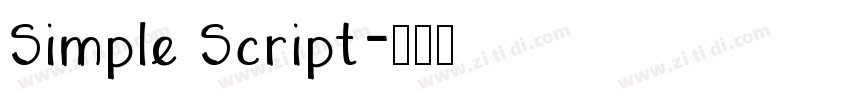 Simple Script字体转换